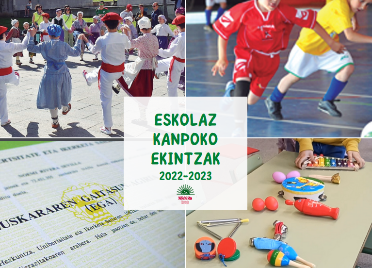 Eskolaz Kanpoko Ekintzak 22-23